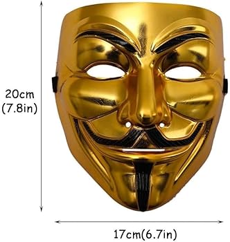 Toys Treasure Anonymous Toy Face Mask - Hacker Face Mask for Boys